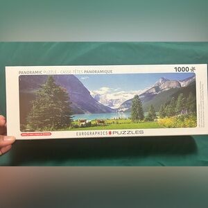 Lake Louise Canadian Rockies Panoramic 1000 Jigsaw Eurographics Puzzle! Sealed